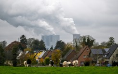 A lignite-fired power station in Germany operated by energy giant RWE