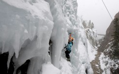 Jen Brinkley has been coming to Ouray to climb in the ice park for three decades