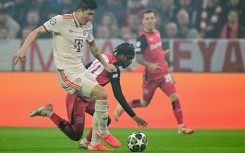 Kim Min-jae (L) will miss several weeks of action for Bayern Munich after picking up an Achilles tendon injury