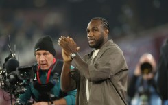 Michail Antonio, recovering from a car crash, applauds fans at the London Stadium on March 10, 2025