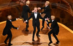 US comedian and host Conan O'Brien's first Oscars stint earned wide praise