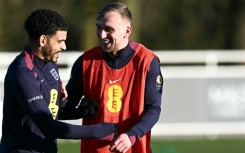 Morgan Gibbs-White (left) has been drafted in to Thomas Tuchel's first England squad