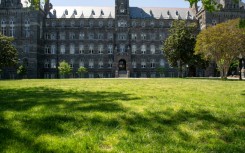 A researcher at Georgetown University in Washington has been arrested and threatened with expulsion