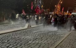 Police fired rubber bullets and water cannon against protesters in Ankara