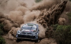 Elfyn Evans holds nearly a two-minute lead after the penultimate day of action at Safari Rally Kenya