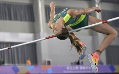 Australia’s Nicola Olyslagers retained her women’s high jump title at the Indoor World Athletics Championships in Nanjing
