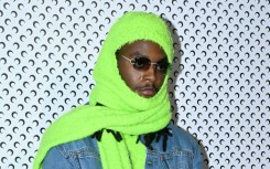 Koba LaD at a fashion show in Paris