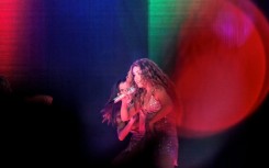 Colombian singer Shakira performs during her 'Women Don't Cry Anymore' world tour in Mexico City