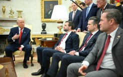 Trump still has confidence in his national security team despite the chat leak, the White House said