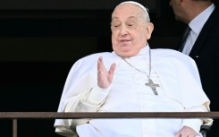 The pope, still recovering from double pneumonia, has called for a 'time of healing'