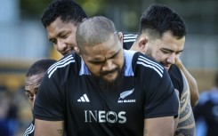 New Zealand All Blacks players train in Ineos-sponsored kit last year ahead of playing Australia in Sydney