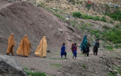 Some 600,000 Afghans have crossed the border into Pakistan since the Taliban government implemented their austere version of Islamic law