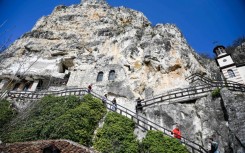 The Basarbovo monastery just outside Rousse, which is popular among pilgrims, has also seen more visitors