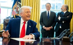 US President Donald Trump said he huddled with Treasury Secretary Scott Bessent and Commerce Secretary Howard Lutnick before announcing the 90-day pause on tariffs