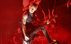 Rob Holliday of 'The Prodigy' performs at Coachella 2025