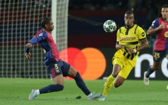 Barcelona defender Alex Balde (L) suffered a hamstring injury and is set for a spell on the sidelines