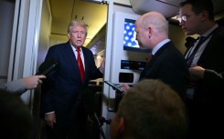 Trump said on Air Force one that tariffs on semiconductors 'will be in place in the not distant future'