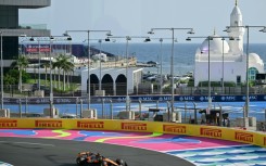 McLaren's Oscar Piastri in third practice in Jeddah