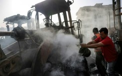 Israel continued to strike the Gaza Strip on Tuesday as negotiators sought again to secure a new ceasefire