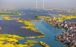 China's wind and solar energy capacity has surpassed that of mostly coal-powered thermal for the first time