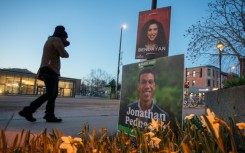 Candidate posters in Montreal on election day in Canada