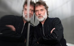 Rufus Wainwright poses during a photo session at the Walt Disney Concert Hall ahead of the US debut of his 'Dream Requiem'