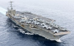 The USS Harry S. Truman is one of two US aircraft carriers currently operating in the Middle East