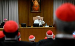 Pope Leo XIV addressed cardinals two days after being elected the 267th leader of the Catholic Church