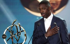 Ousmane Dembele won the Ligue 1 player of the year award after the most prolific season of his career