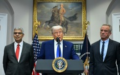 He blasted the European Union nation in particular over drug prices, alleging that the 27-nation bloc forced pharmaceutical firms to lower their costs on their territory