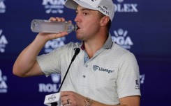 American Justin Thomas tries to win his third major title at the 107th PGA Championship at Quail Hollow, the same course where he won his first major title in 2017