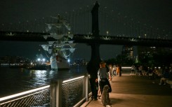 The ship lost power while the captain was maneuvering the vessel, forcing it to head for the bridge, New York Police Department's Wilson Aramboles said