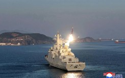 North Korea unveiled the 5,000-ton destroyer-class warship Choe Hyon in April