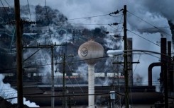 A view of the US Steel Edgar Thomson Works on January 21, 2020, in North Braddock, Pennsylvania