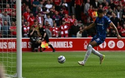 Chelsea defender Levi Colwill scores against Nottingham Forest