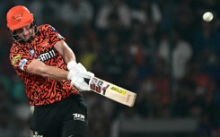 Sunrisers Hyderabad's Heinrich Klaasen plays a shot during his side's IPL win against Kolkata Knight Riders