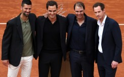 The 'Big Four' were reunited for Rafael Nadal's ceremony on Sunday
