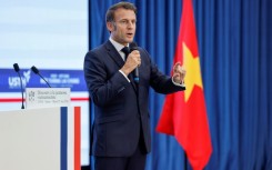 Macron is in Vietnam as part of a six-day Southeast Asian tour that includes Indonesia and Singapore