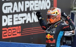 Max Verstappen winning in Spain last year