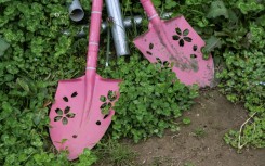 Topsoil was collected as part of large-scale decontamination efforts after the devastating meltdown at the Fukushima Daiichi nuclear plant