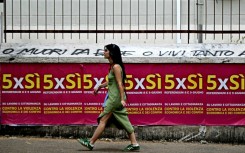 The referendum seeks to ease citizenship rules, with non-EU adult residents able to apply for citizenship after living in Italy for five years if approved