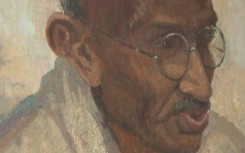 Rare Gandhi oil portrait goes up for auction