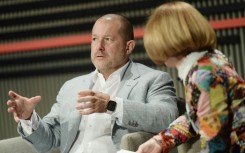 Former Apple design chief Jony Ive (L) has joined forces with OpenAI to make a device ideal for engaging with generative artificial intelligence