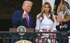 Trump was attending an annual White House picnic with members of Congress when first reports of Israel's strikes on Iran emerged