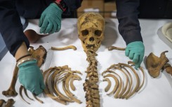 Peruvian gas workers discovered the mummy of a boy believed to be over 1,000 years old while installing pipes in Lima