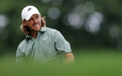 England's Tommy Fleetwood fired a five-under par 65 to grab a share of the lead after the second round of the PGA Tour's Travelers Championship