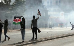 Kenyan police fire tear gas at protesters in Nairobi