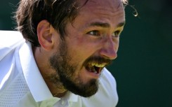 Russia's Daniil Medvedev was beaten in the Wimbledon first round on Monday