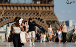 The top of the Eiffel Tower in Paris was shut because of the heatwave