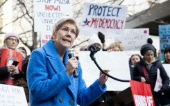 US Senator Elizabeth Warren was among three senators who initially raised bribery concerns with Paramount Global Chair Shari Redstone